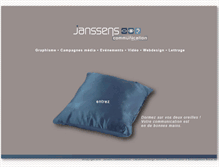 Tablet Screenshot of janssenscommunication.be